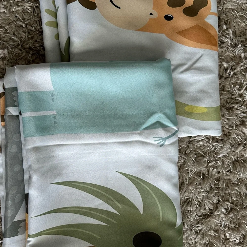 Jungle Safari Kids Curtains Set 52 x 84”